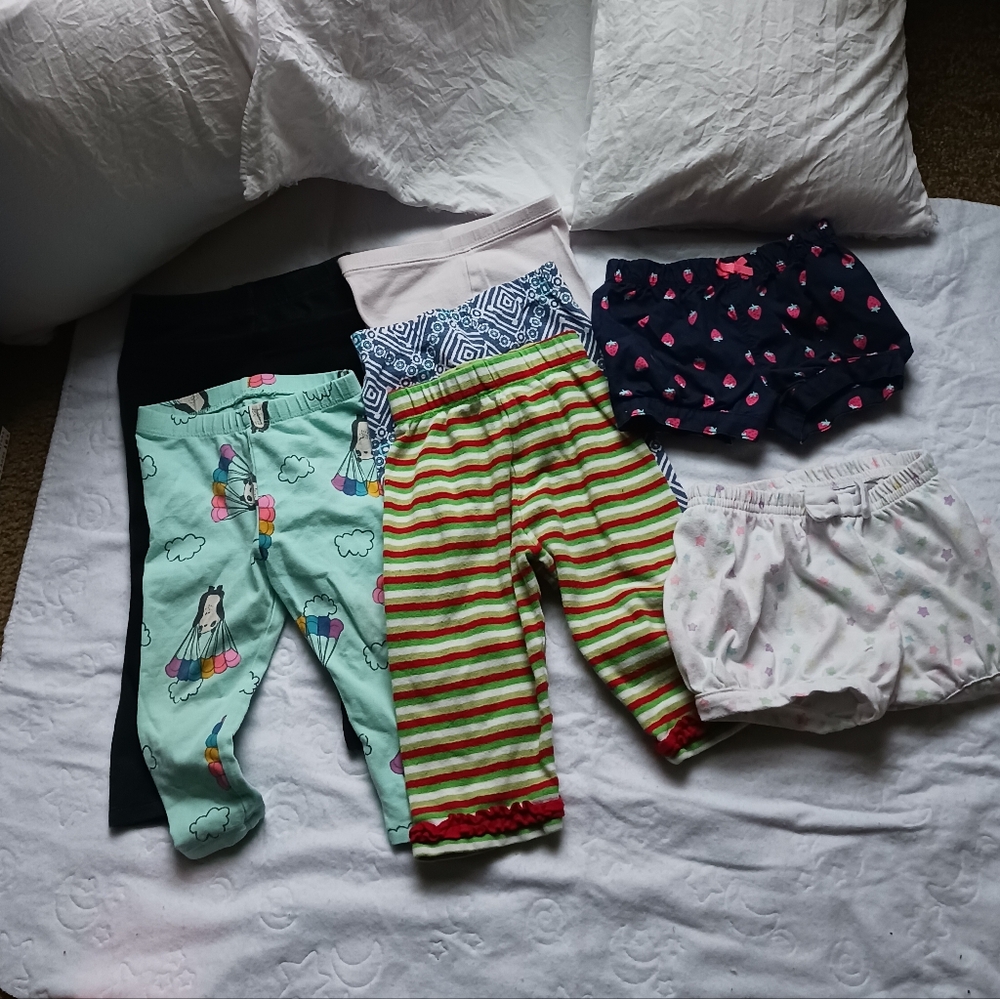 Baby Leggings and Shorts Set